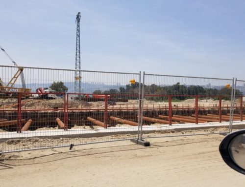 גדר זמנית – לעבודות בנייה ותשתית